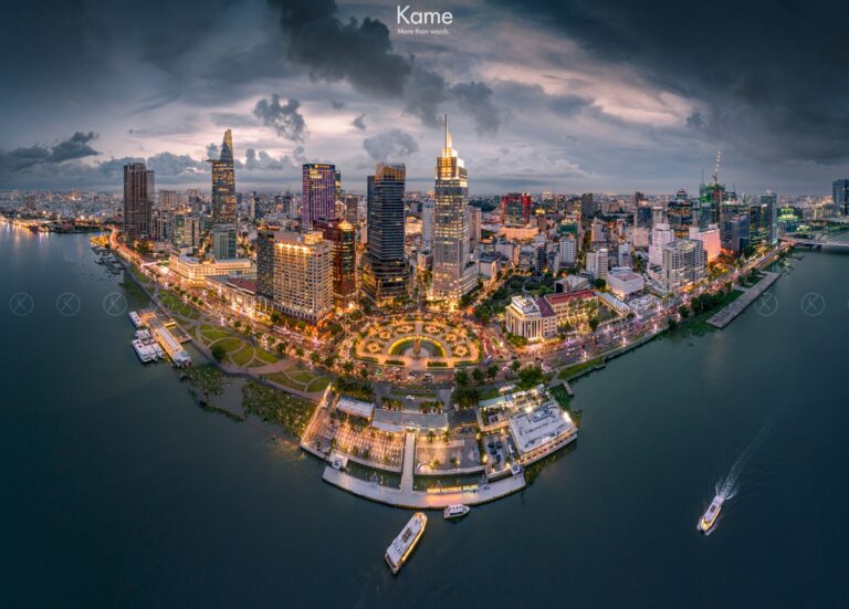 Bộ ảnh Skyline Sài Gòn siêu đẹp trong buổi chiều hoàng hôn