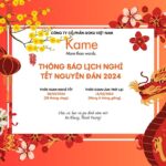Thông báo lịch nghỉ Tết nguyên đán của Kame Asia