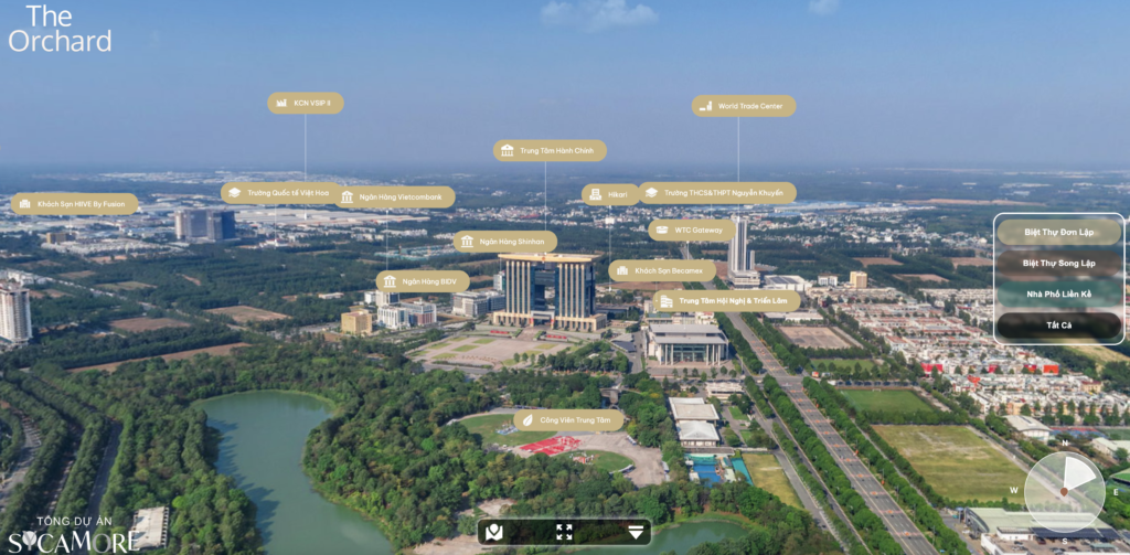 Tour 360 dự án Sycamore Bình Dương của CĐT Capital Land