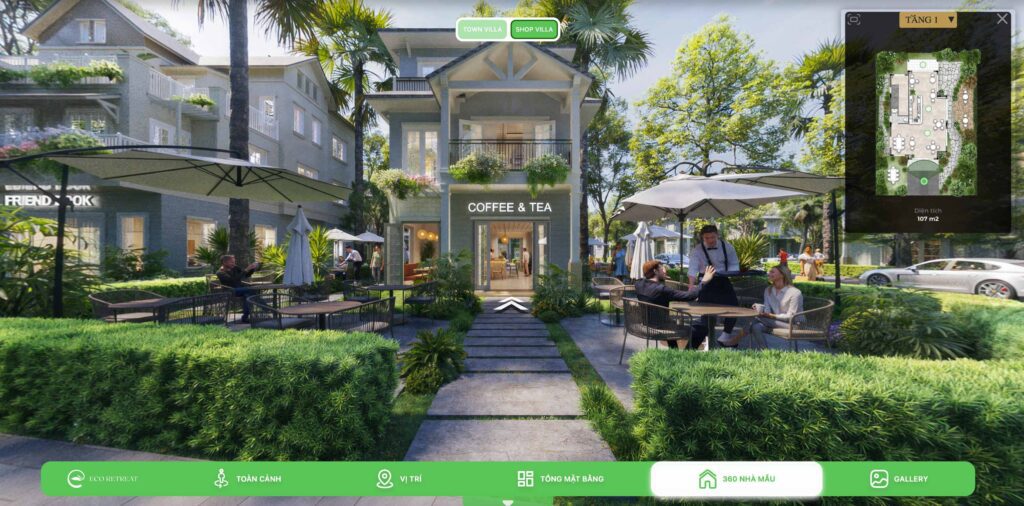 Trải nghiệm Tour 360 dự án Eco Retreat được thực hiện bởi Goku Việt Nam 1 Trải nghiệm Tour 360 dự án Eco Retreat