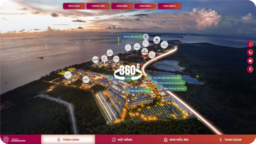 Trang chủ 5 Tour 360 Grand World Phú Quốc